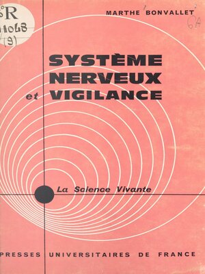 cover image of Système nerveux et vigilance